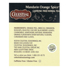 Celestial Seasonings, травяной чай, мандарин и апельсин со специями, без кофеина, 20 чайных пакетиков, 55 г (1,9 унции) - картинка 1