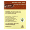 Celestial Seasonings, травяной чай, со вкусом ванили, без кофеина, 20 чайных пакетиков по 43 г (1,5 унции) - картинка 1