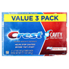 Crest, Cavity Protection, зубная паста против кариеса с фтором, обычная паста, 3 тюбика по 161 г (5,7 унции) - картинка 1
