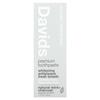 Davids Natural Toothpaste, Премиальная зубная паста, отбеливающая + защита от зубного налета, натуральная мята + древесный уголь, 50 г (1,75 унции) - картинка 1
