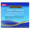Differin, Detox + Soothe, лечебная маска для 2 этапов, 49,6 г (1,75 унции) - картинка 1