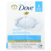 Dove, Beauty Bar Soap, мягкое отшелушивающее мыло, 2 шт. По 106 г (3,75 унции) - картинка 1