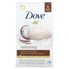 Dove, восстанавливающее, с кокосом и кокосовым маслом, 6 кусков по 106 г (3,75 унции) - картинка 1