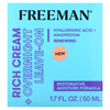 Freeman Beauty, Насыщенный крем + ночное несмываемое средство, 1,7 жидк. унция $ 12.99 (1,69 жидк. унции) - картинка 1