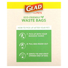 Glad for Pets, Экологичные пакеты для отходов, для домашних животных, лаванда, 360 пакетов - картинка 1