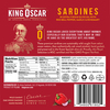 King Oscar, Сардины в оливковом масле первого отжима с красным болгарским перцем, чесноком, розмарином и острым чили, 106 г (3,75 унции) - картинка 1