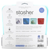 Stasher, Aqua, многоразовый силиконовый контейнер для еды, удобный размер для бутербродов, средний, 450 мл (15 жидк. унций) - картинка 1
