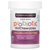 American Health, Жевательные таблетки Probiotic Kid, жевательные таблетки, натуральный виноградный вкус, 5 млрд живых культур, 30 жевательных таблеток - картинка 2