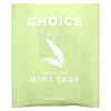 Choice Organic Teas, травяной чай, мята и шалфей, без кофеина, 16 чайных пакетиков, 29 г (1,02 унции) - картинка 2
