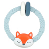 itzy ritzy, Ritzy Rattle, силиконовый прорезыватель с погремушкой, для детей от 3 месяцев, лисичка, 1 шт. - картинка 2