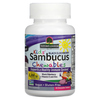 Nature's Answer, Kid's Sambucus, жевательные таблетки из черной бузины с витамином C и цинком, 45 жевательных таблеток - картинка 2