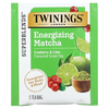 Twinings, бодрящий зеленый чай с матчей, клюквой и лаймом, 18 чайных пакетиков, 36 г (1,27 унции) - картинка 2