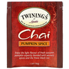 Twinings, Chai, чай со специями, пикантная тыква, 20 чайных пакетиков, 40 г (1,41 унции) - картинка 2