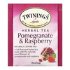 Twinings, травяной чай, гранат и малина, без кофеина, 20 чайных пакетиков, 40 г (1,41 унции) - картинка 2