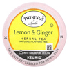 Twinings, Травяной чай, лимон и имбирь, без кофеина, 24 капсулы по 2,5 г (0,08 унции) - картинка 2