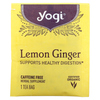 Yogi Tea, лимон и имбирь, без кофеина, 16 чайных пакетиков, 36 г (1,27 унции) - картинка 2