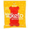 Kiss My Keto, Keto Gummy Bears, жевательные мармеладки в форме мишек, подходит для кетодиеты, со вкусом фруктов, 12 пакетиков по 23 г (0,79 унции) - картинка 3