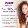 NOW Foods, Solutions, MSM Healthy Skin, липосомный лосьон с МСМ, 237 мл (8 жидких унций) - картинка 3